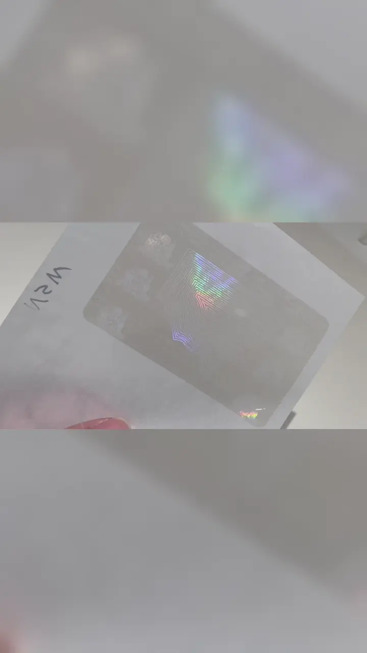 뉴사우스웨일스 투명 운전면허증 홀로그램 오버레이 | NSW ID 카드 보안 필름: 짧은 영상